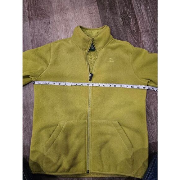 L.l.bean Youth Size XL 18 age zip up Jacket Fleece green - Picture 5 of 12